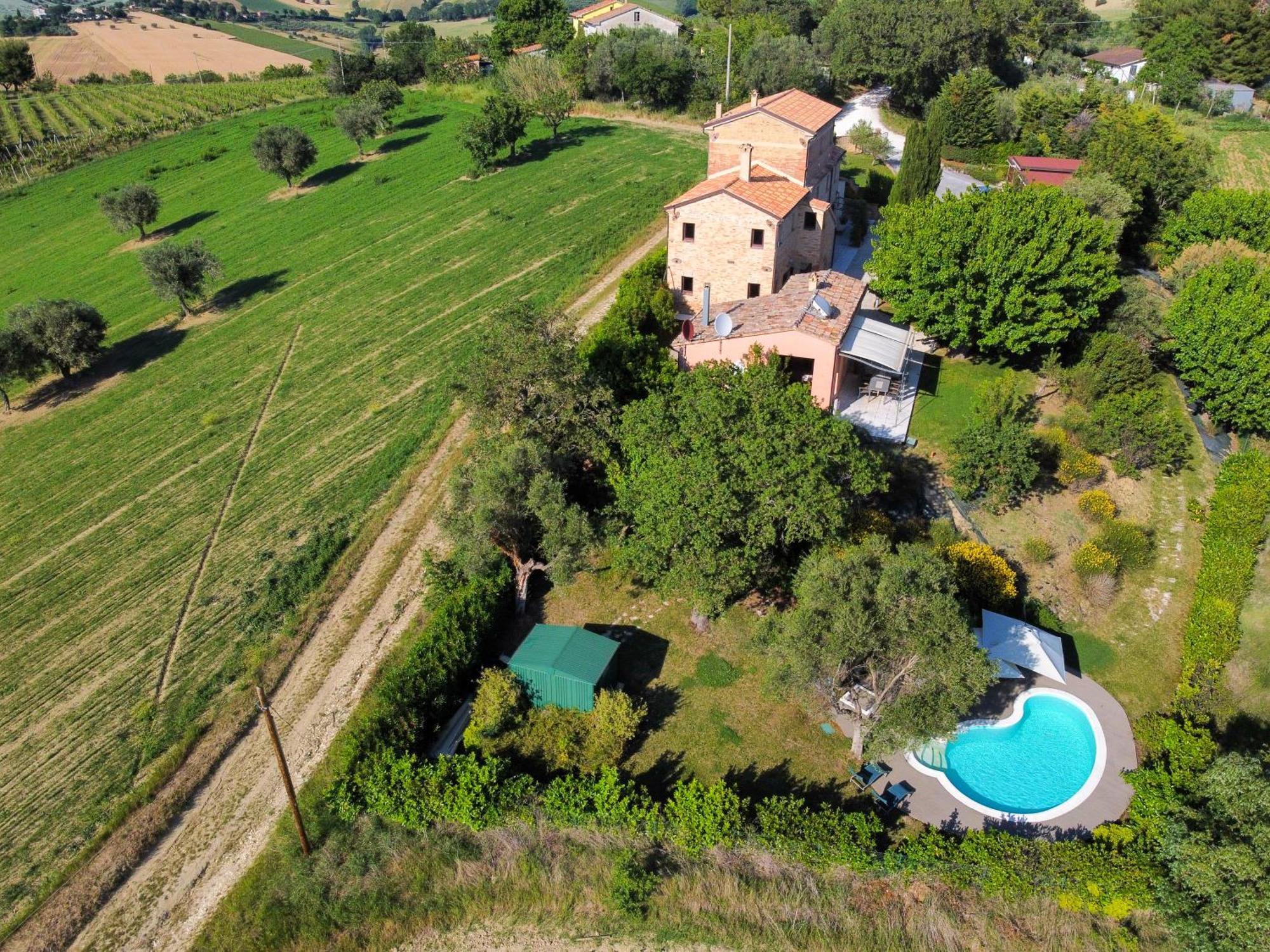 Casali Marchigiani - Ville Vacanza Private Con Piscina Ostra Exteriér fotografie